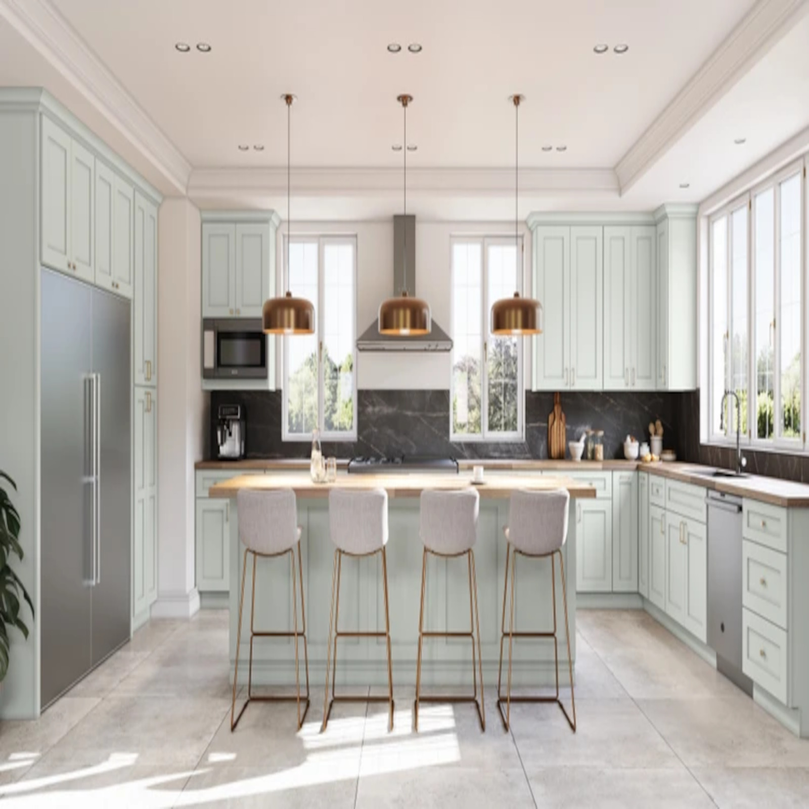Fabuwood Allure Galaxy Cabinets 10x10 Kitchen