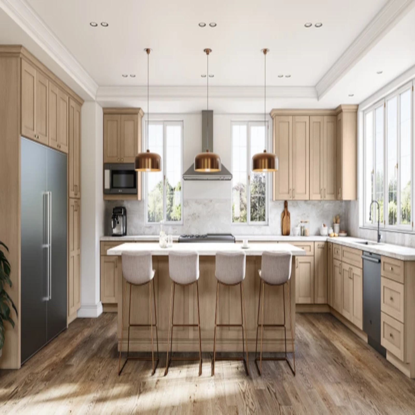 Fabuwood Allure Galaxy Cabinets 10x10 Kitchen