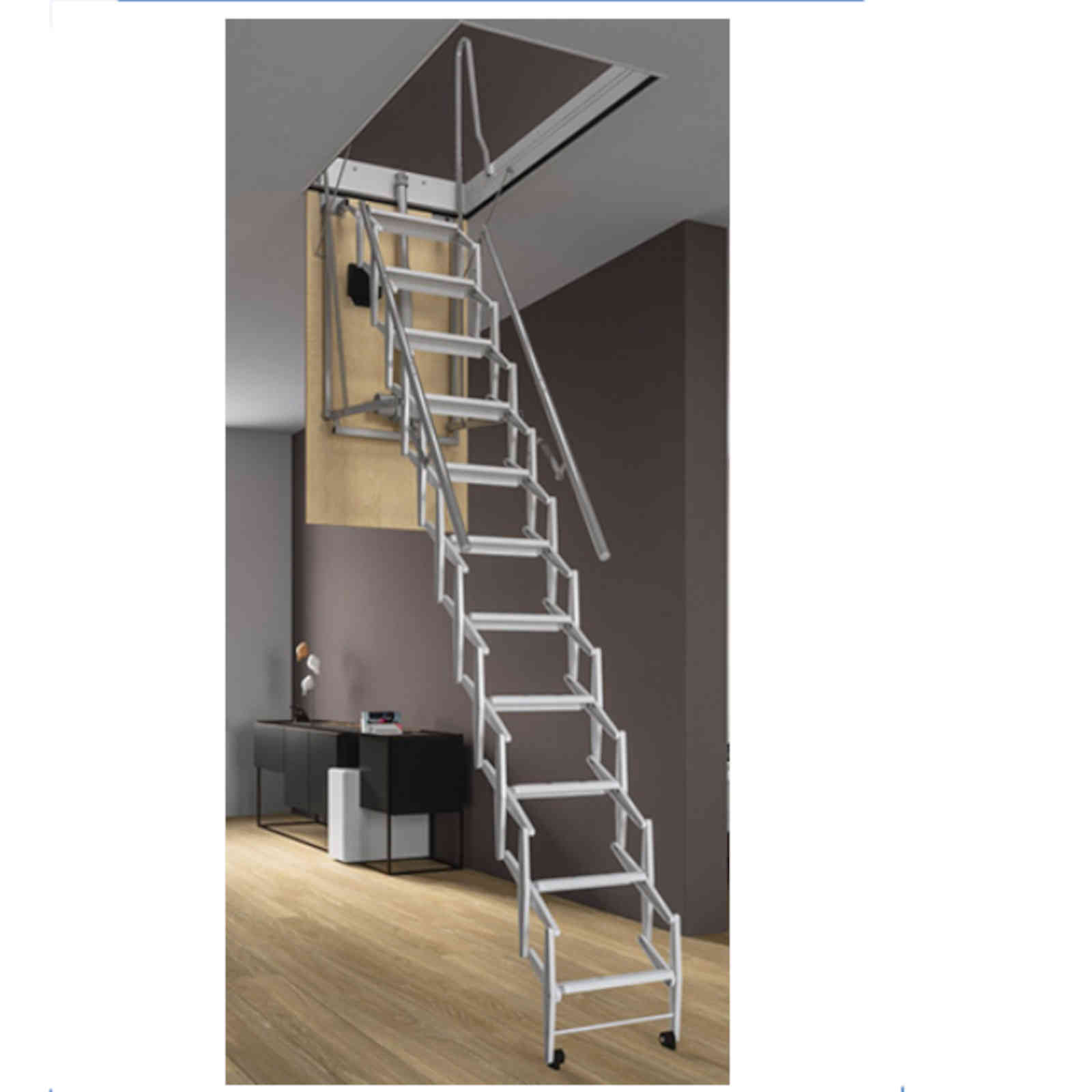 Rainbow Attic Stair Galaxy II Telescoping Attic Ladder