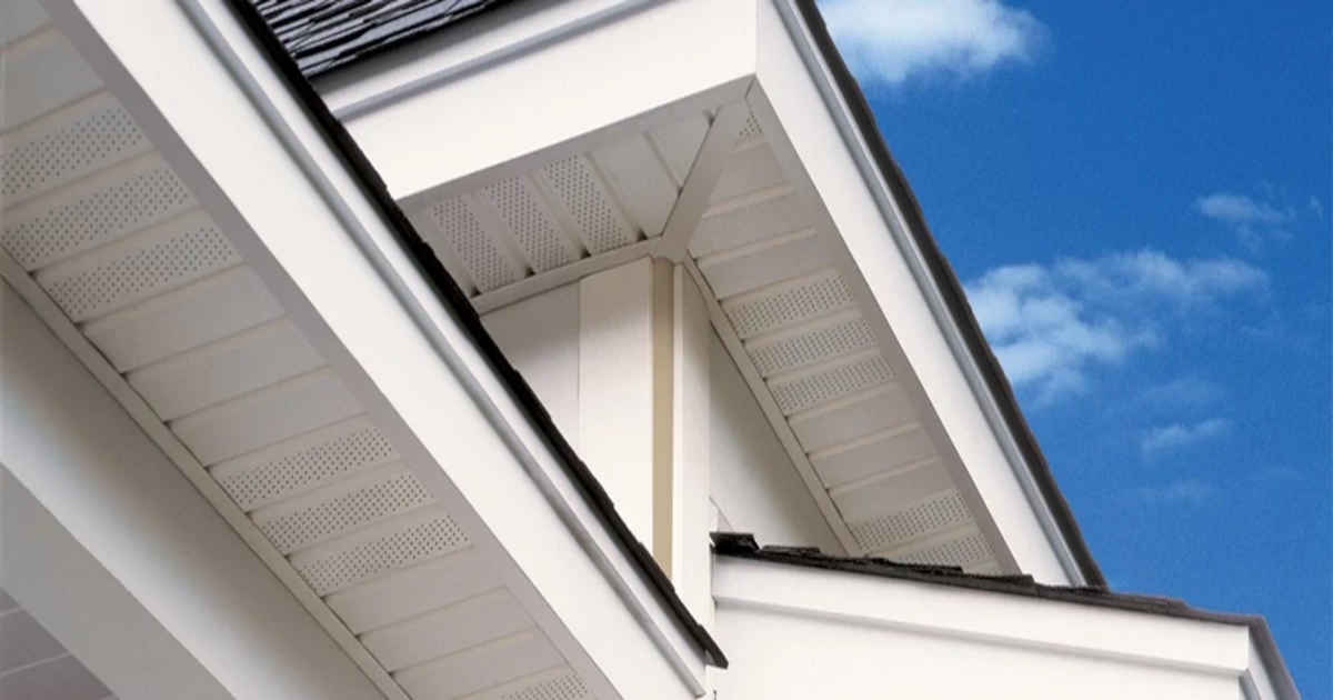 Soffit on a house
